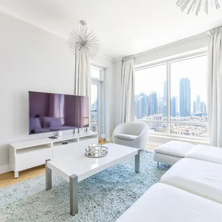 Appartamento Luxury Downtown 2Br - 5 Min To Dubai Fountain - Full Burj Khalifa View Esterno foto