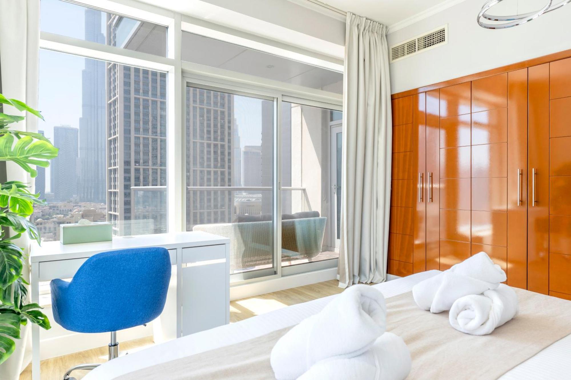 Appartamento Luxury Downtown 2br - 5 Min To Fountain - Full Burj Khalifa View