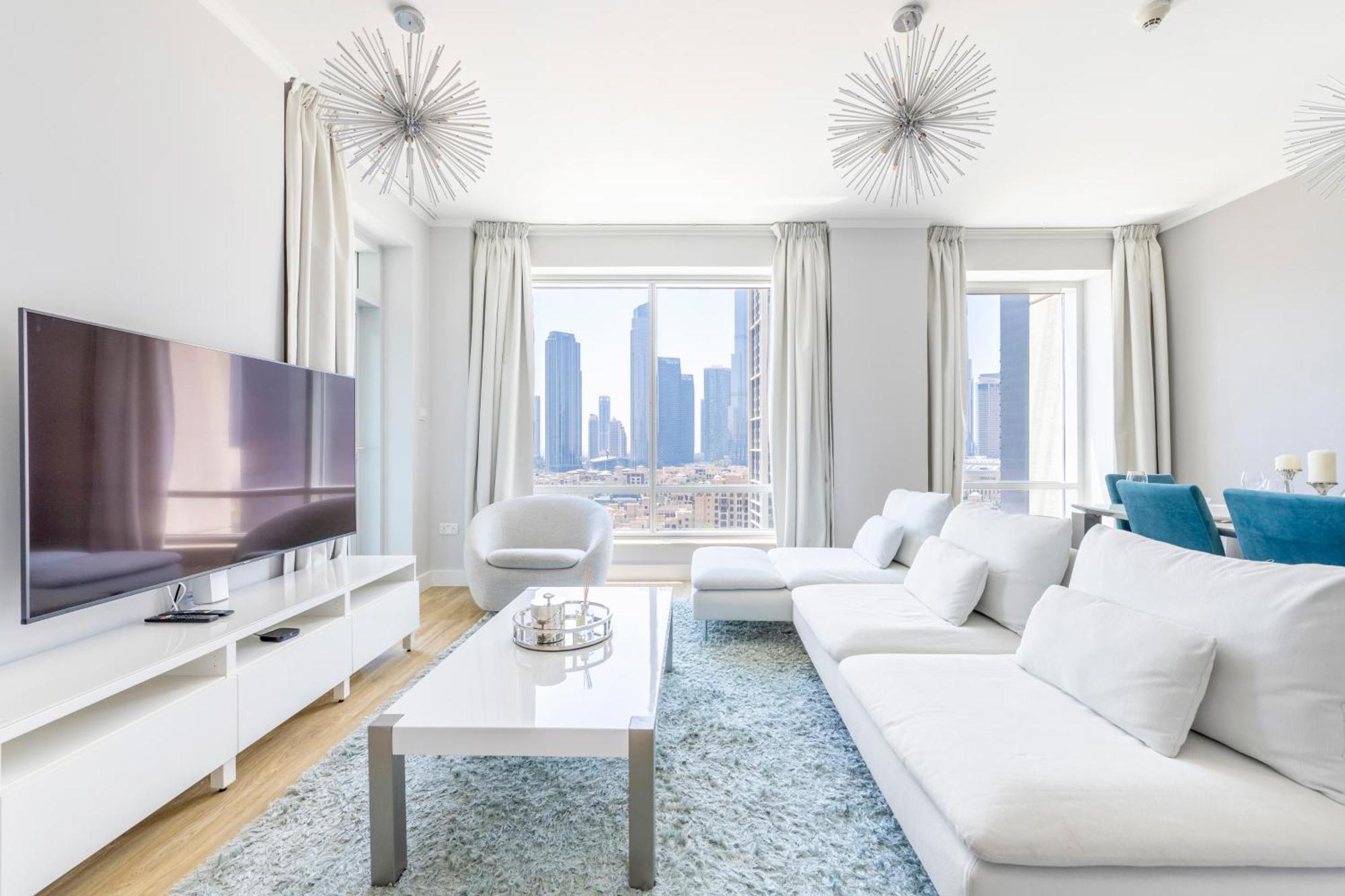 Luxury Downtown 2br - 5 Min To Fountain - Full Burj Khalifa View Appartamento