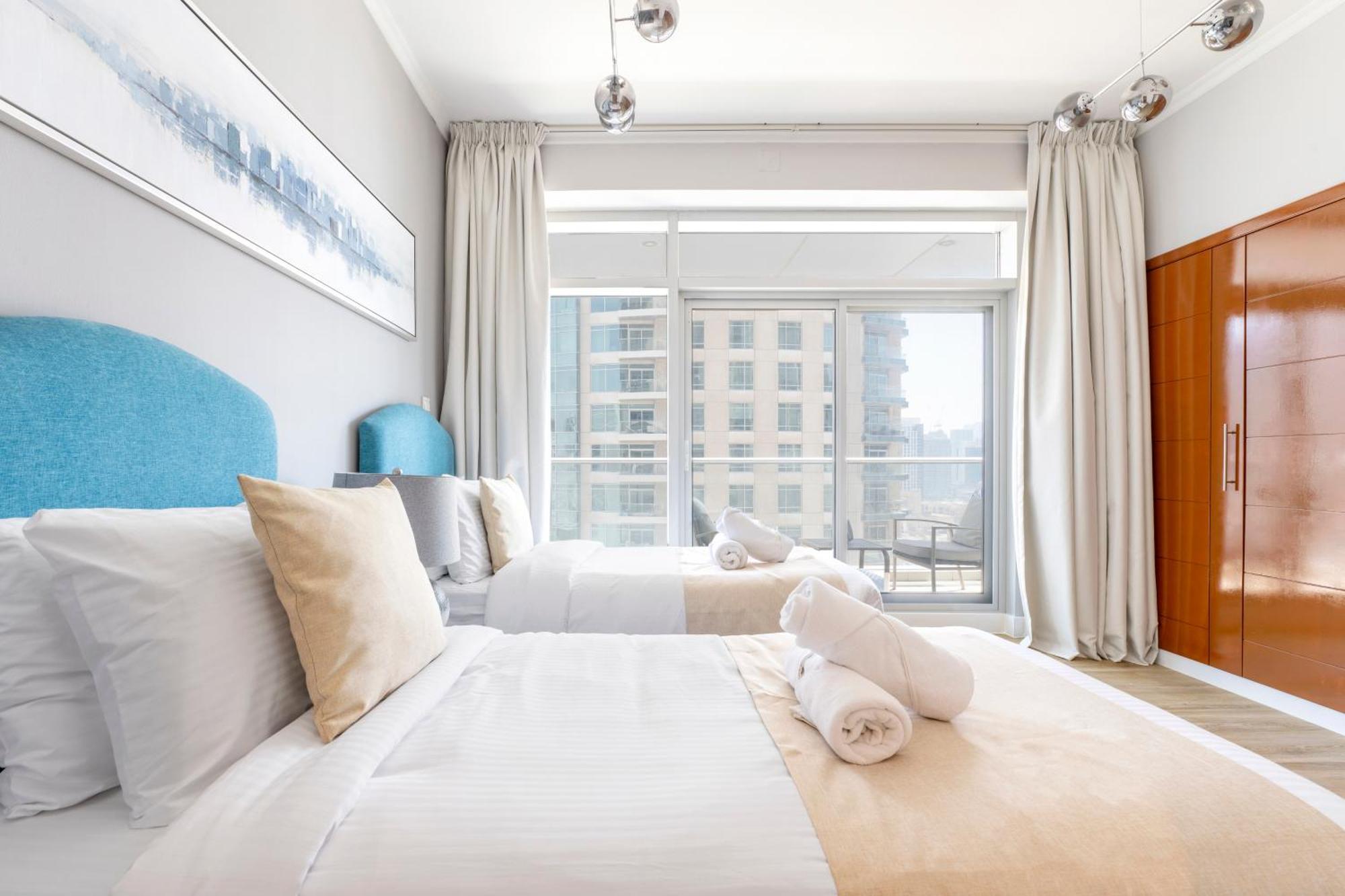 Luxury Downtown 2br - 5 Min To Fountain - Full Burj Khalifa View Appartamento *