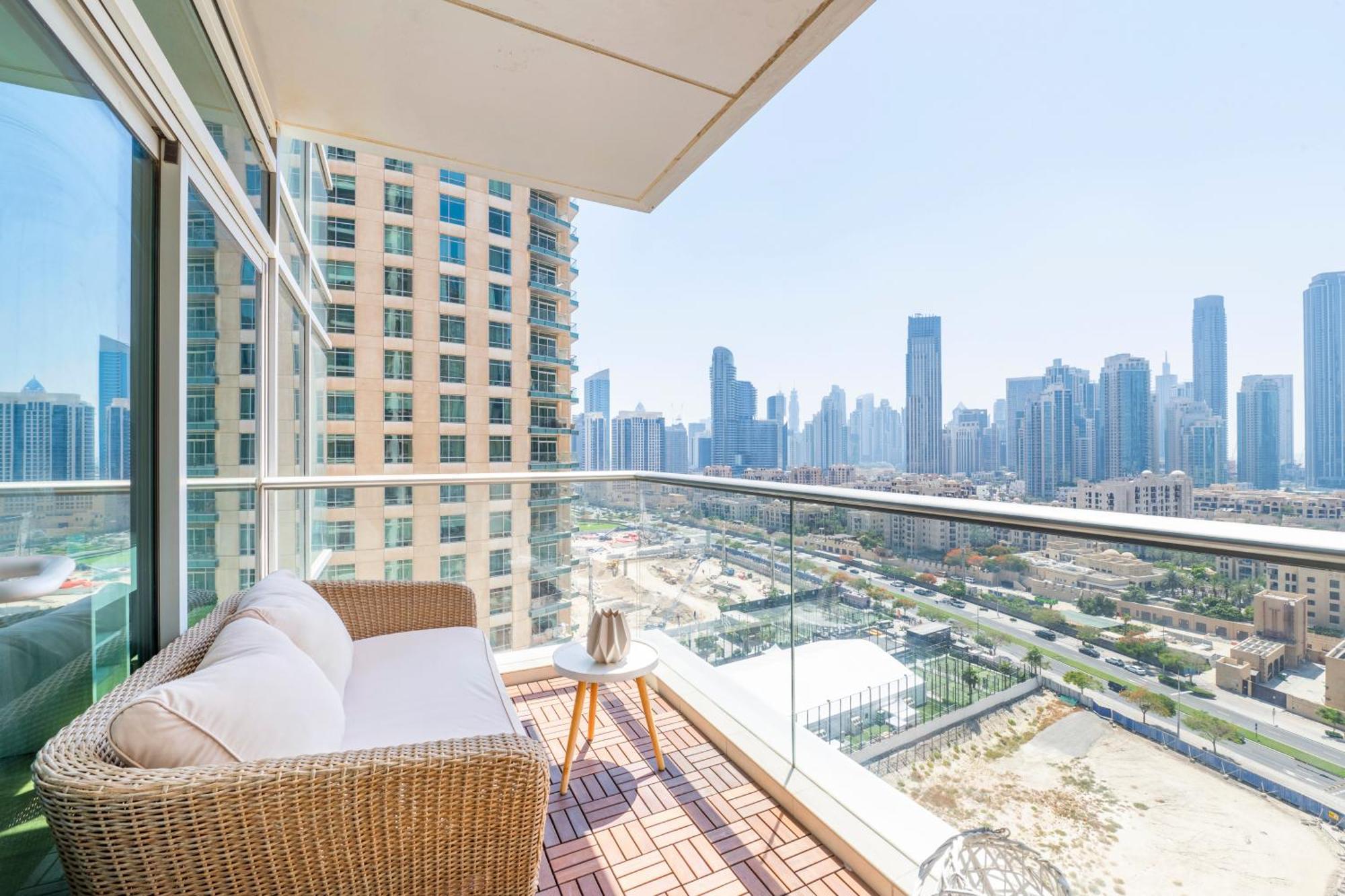 Appartamento Luxury Downtown 2br - 5 Min To Fountain - Full Burj Khalifa View Dubai